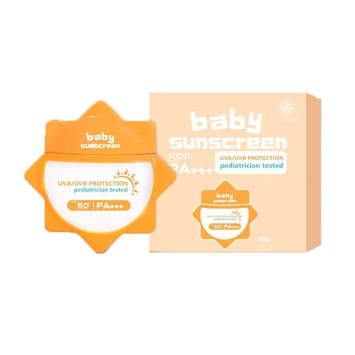 Baby-Sun-sunscreen-and-baby-moisturizing-lotion_11zon-1.webp ضدآفتاب و لوسیون مرطوب کننده کودک استایل تری - تصویر 1