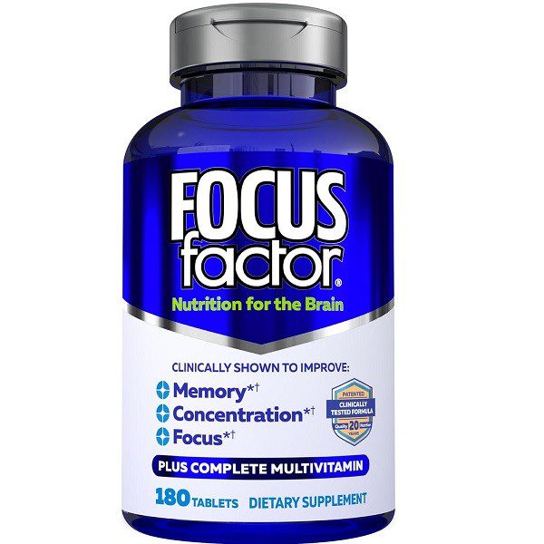 Focus-Factor-Brain-1-1.jpg مولتی ویتامین بهبود دهنده حافظه فوکوس فاکتور - تصویر 1