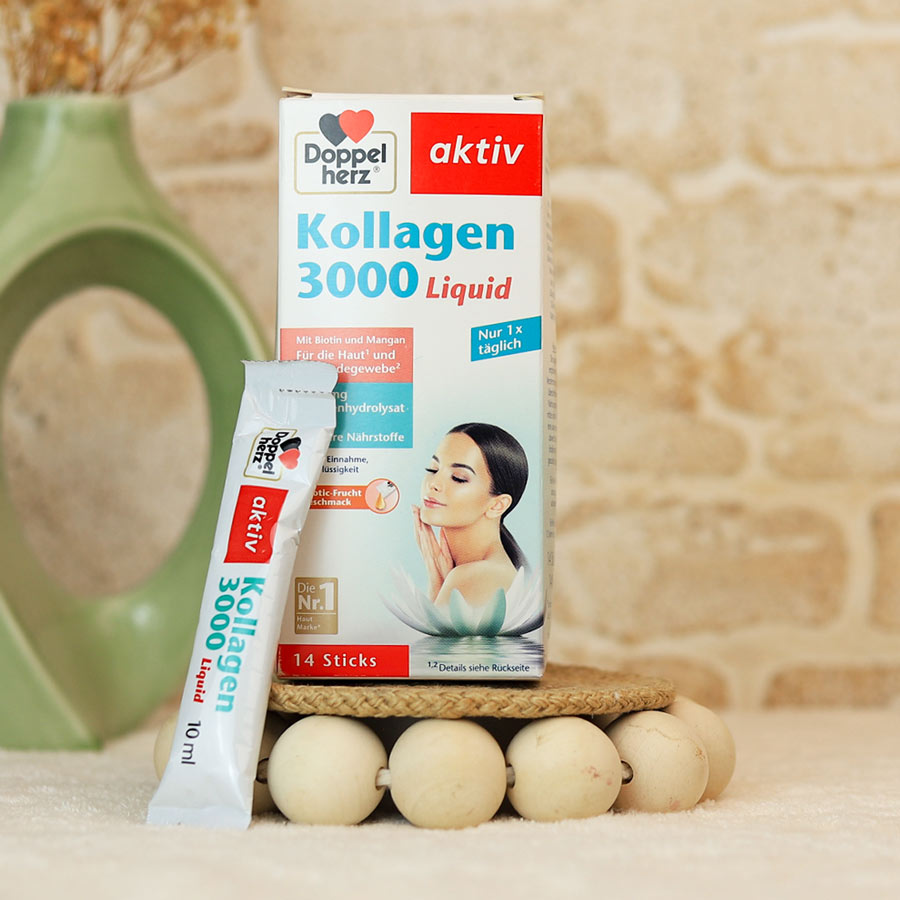 kollagen-3000-aktiv کلاژن مایع با دوز 3000 دوپل هرز - تصویر 1