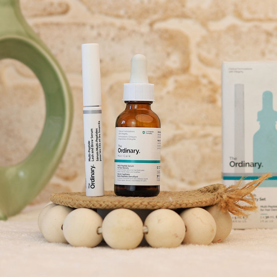 lash-and-hair-pak-ordinary پک دو تایی سرم مو، مژه و ابرو مولتی پپتید اوردینری ordinary - تصویر 1