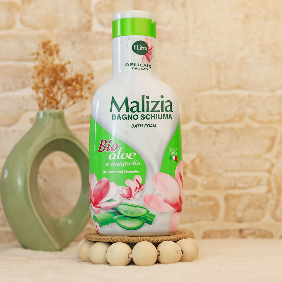 malizia-aloe شامپو بدن مالیزیا حاوی عصاره آلوئه ورا و مگنولیا - تصویر 1