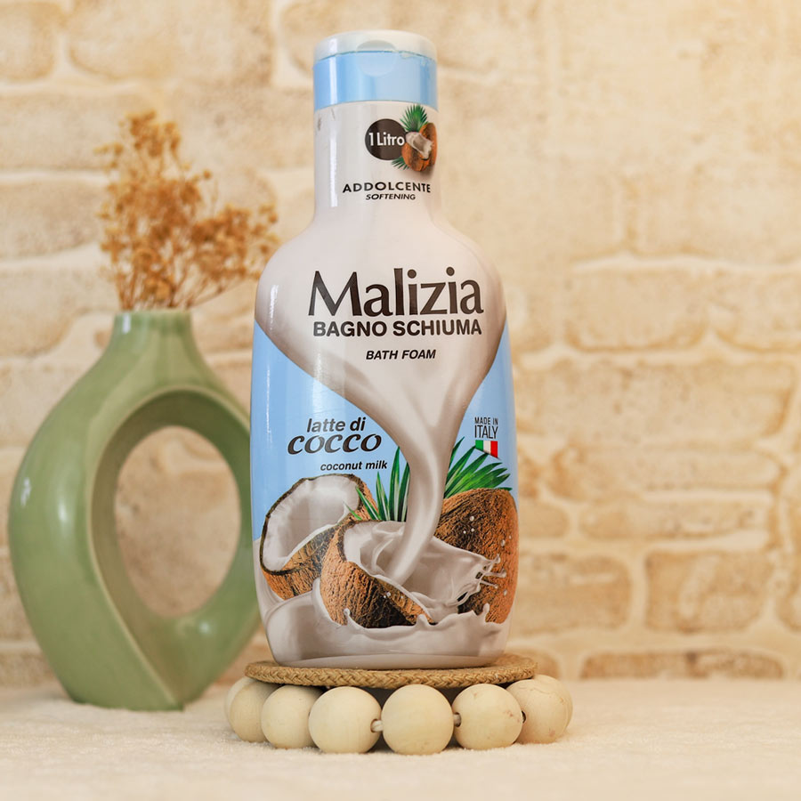 malizia-cocco شامپو بدن مالیزیا با عصاره شیر نارگیل - تصویر 1