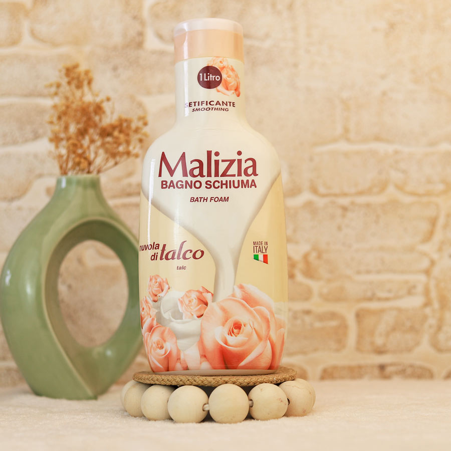 malizia-talco شامپو بدن مالیزیا حاوی تالک - تصویر 1