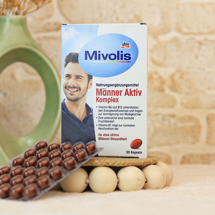 manner-aktiv-mivolis کپسول کمپلکس اکتیو مردانه میولیس - تصویر 1