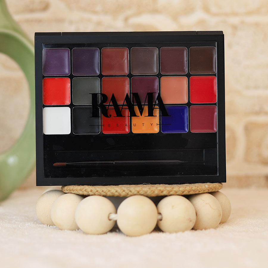 raama-lip پالت ۱۸ رنگ رژ لب برند راما Raama - تصویر 1