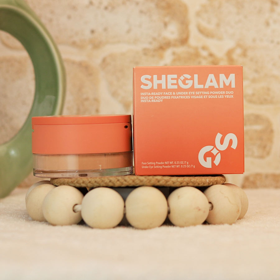 sheglam-blush-ball-setting-powder پودر فیکس شیگلم دو طبقه (Bisque) - تصویر 1
