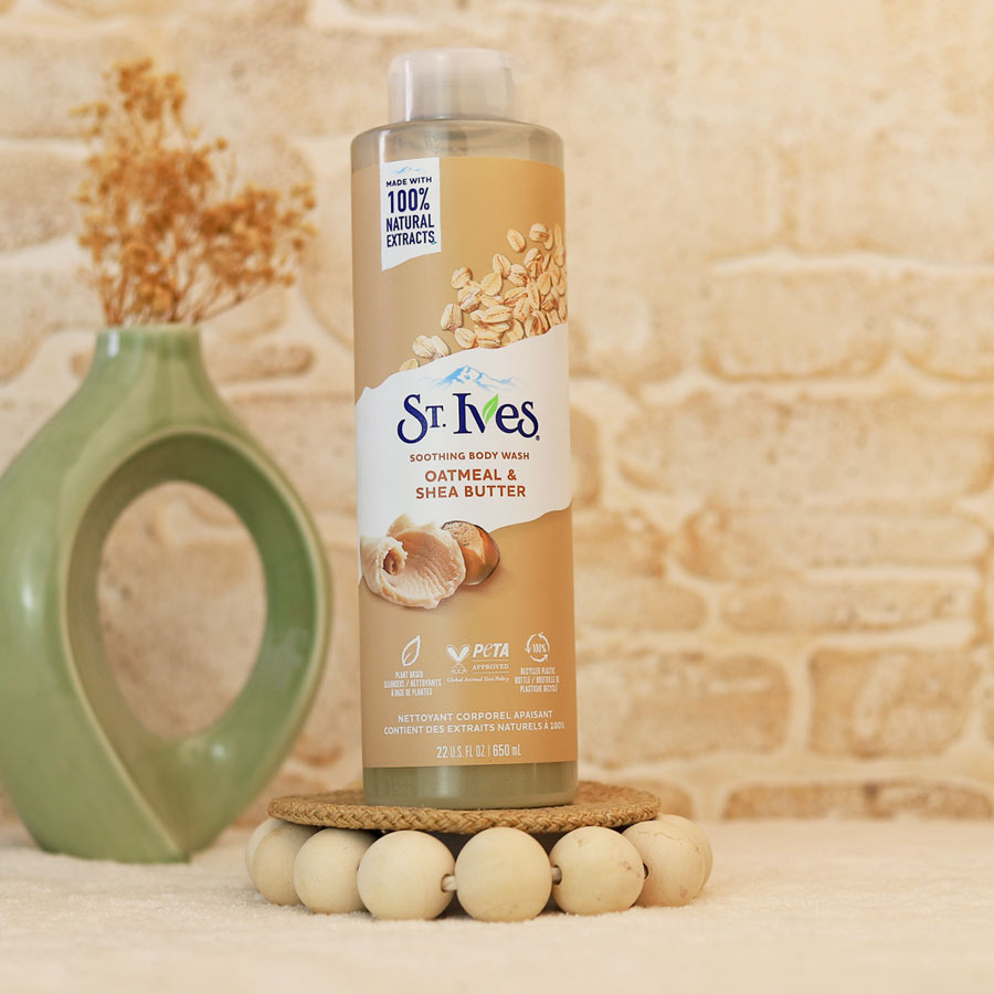 st-ives-oatmeal شامپو بدن جو دو سر و شی باتر سینت ایوز - تصویر 1