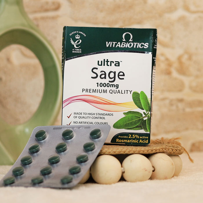 ultra-sage-vitabiotics قرص اولترا مریم گلی ویتابیوتیکس - تصویر 1